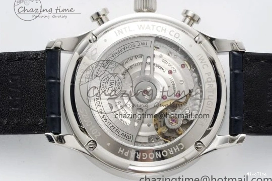 MIROTIME 1230 Portuguese Chrono IW3716 RSF 1:1 Best Edition Blue Dial on Black Leather Strap A RelaxedFit 7045